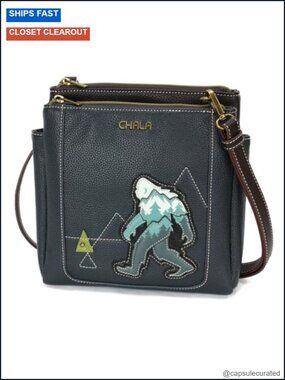 Faux Leather RFID Protected Messenger Crossbody Purse with Adjustable Strap